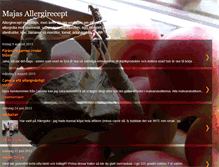 Tablet Screenshot of majas-allergirecept.blogspot.com