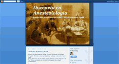 Desktop Screenshot of docanestesia.blogspot.com