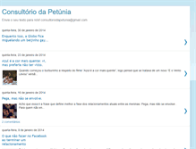 Tablet Screenshot of consultoriodapetunia.blogspot.com