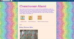 Desktop Screenshot of creacionesalemi.blogspot.com