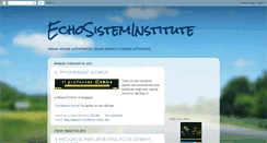 Desktop Screenshot of echosisteminstitute.blogspot.com