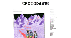 Desktop Screenshot of crocodilecrocodile.blogspot.com