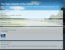 Tablet Screenshot of cantonchef.blogspot.com