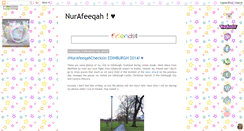 Desktop Screenshot of nurafeeqah13291.blogspot.com