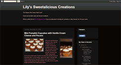 Desktop Screenshot of lilyssweetcreations.blogspot.com