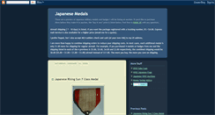Desktop Screenshot of japanesemedals.blogspot.com