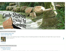 Tablet Screenshot of crackedpotgardener.blogspot.com