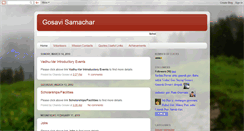 Desktop Screenshot of gosavisamachar.blogspot.com