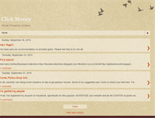 Tablet Screenshot of moneyclickbizz.blogspot.com