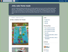 Tablet Screenshot of jellycakehomemade.blogspot.com
