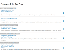 Tablet Screenshot of createalife4u.blogspot.com