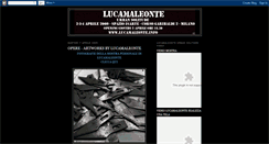 Desktop Screenshot of lucamaleontesoloshow.blogspot.com