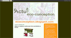 Desktop Screenshot of ecoconception.blogspot.com
