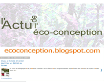 Tablet Screenshot of ecoconception.blogspot.com