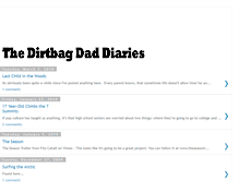 Tablet Screenshot of dirtbagdaddiaries.blogspot.com