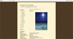 Desktop Screenshot of latterdaydetritus.blogspot.com