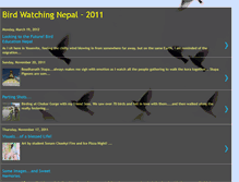 Tablet Screenshot of birdingnepal.blogspot.com