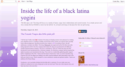Desktop Screenshot of blacklatinayogini.blogspot.com