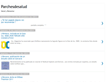 Tablet Screenshot of parchesdesalud.blogspot.com