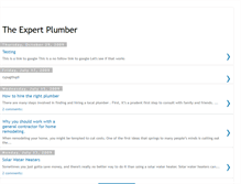 Tablet Screenshot of expertplumber.blogspot.com