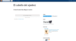 Desktop Screenshot of caballoajedrez.blogspot.com