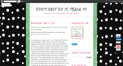 Desktop Screenshot of just-teach-it.blogspot.com