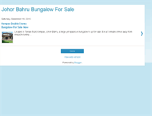 Tablet Screenshot of johorbahrubungalowforsale.blogspot.com