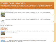 Tablet Screenshot of casa10imoveis.blogspot.com
