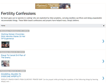 Tablet Screenshot of fertilityconfessions.blogspot.com