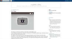 Desktop Screenshot of gem-a-day.blogspot.com