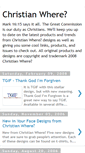 Mobile Screenshot of christianwhere.blogspot.com