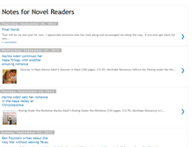 Tablet Screenshot of notesfornovelreaders.blogspot.com