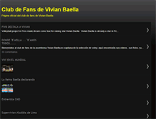 Tablet Screenshot of clubdefansdevivianbaella.blogspot.com