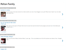 Tablet Screenshot of peltonfamilyblog.blogspot.com