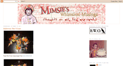 Desktop Screenshot of mimsieswhimsies.blogspot.com