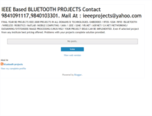 Tablet Screenshot of bluetoothprojects.blogspot.com