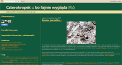 Desktop Screenshot of czterokropek.blogspot.com