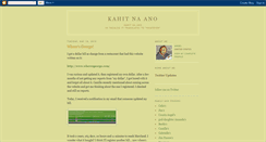 Desktop Screenshot of kahitnaano.blogspot.com