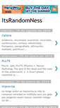 Mobile Screenshot of itsrandomness.blogspot.com