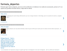 Tablet Screenshot of formuladeportes.blogspot.com