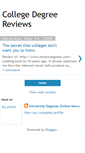 Mobile Screenshot of college-degree-reviews.blogspot.com