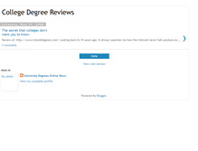 Tablet Screenshot of college-degree-reviews.blogspot.com