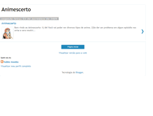 Tablet Screenshot of animescerto.blogspot.com