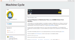 Desktop Screenshot of machine-cycle.blogspot.com