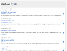 Tablet Screenshot of machine-cycle.blogspot.com