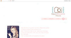 Desktop Screenshot of mayaraphotography.blogspot.com