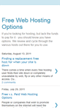 Mobile Screenshot of free-web-hosting-options.blogspot.com