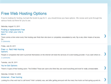 Tablet Screenshot of free-web-hosting-options.blogspot.com