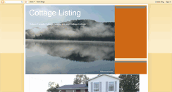 Desktop Screenshot of cottagelisting.blogspot.com