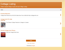 Tablet Screenshot of cottagelisting.blogspot.com